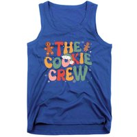 The Cookie Crew Baking Retro Groovy Christmas Gingerbread Gift Tank Top