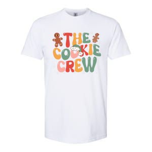 The Cookie Crew Baking Retro Groovy Christmas Gingerbread Gift Softstyle CVC T-Shirt