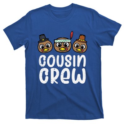 Thanksgiving Cousin Crew Turkey Head Gift T-Shirt