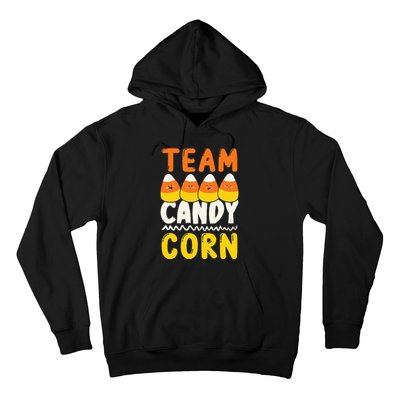 Team Candy Corn Funny Halloween Scary Lazy Costume Hoodie