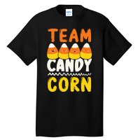 Team Candy Corn Funny Halloween Scary Lazy Costume Tall T-Shirt