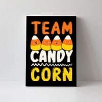 Team Candy Corn Funny Halloween Scary Lazy Costume Canvas