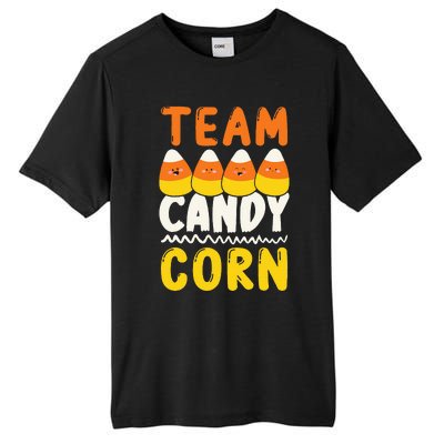 Team Candy Corn Funny Halloween Scary Lazy Costume Tall Fusion ChromaSoft Performance T-Shirt