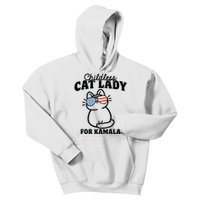 This Childless Cat Lady Is Voting Kamala Kids Hoodie