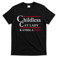 This Childless Cat Lady Is Voting Kamala Election 2024 T-Shirt