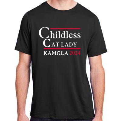 This Childless Cat Lady Is Voting Kamala Election 2024 Adult ChromaSoft Performance T-Shirt