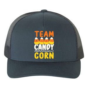 Team Candy Corn Funny Halloween Scary Lazy Costume Yupoong Adult 5-Panel Trucker Hat