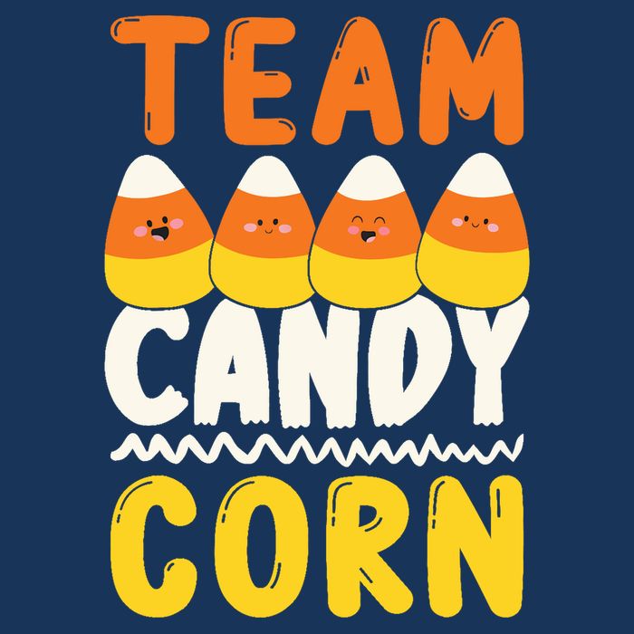 Team Candy Corn Funny Halloween Scary Lazy Costume Drawstring Bag