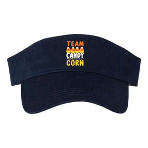 Team Candy Corn Funny Halloween Scary Lazy Costume Valucap Bio-Washed Visor