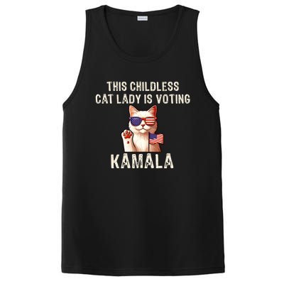 This Childless Cat Lady Is Voting Kamala 2024 PosiCharge Competitor Tank