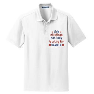 This Childless Cat Lady Is Voting For Kamala Harris Dry Zone Grid Polo