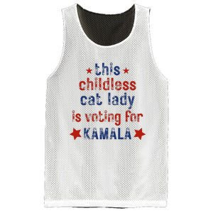 This Childless Cat Lady Is Voting For Kamala Harris Mesh Reversible Basketball Jersey Tank