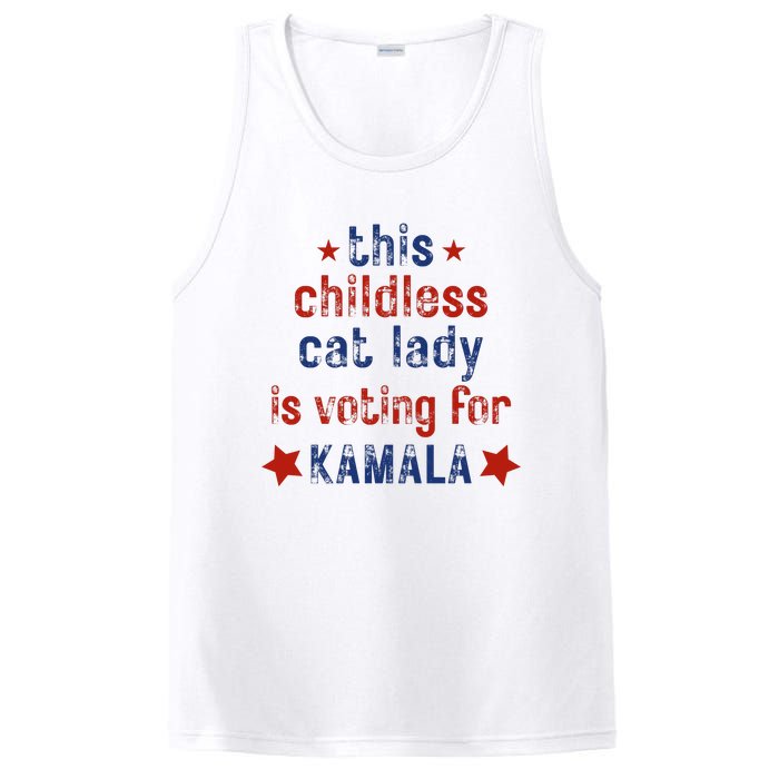 This Childless Cat Lady Is Voting For Kamala Harris PosiCharge Competitor Tank