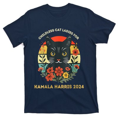 This Childless Cat Lady Is Voting Kamalaharris 2024 Voting Kamala Election 2024 T-Shirt