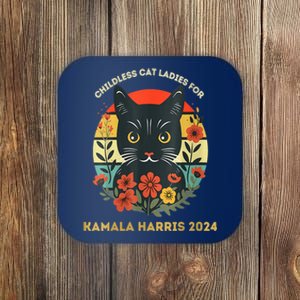 This Childless Cat Lady Is Voting Kamalaharris 2024 Voting Kamala Election 2024 Coaster