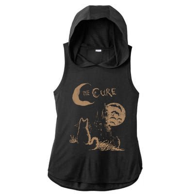 The C.U.R.E Cat Ladies PosiCharge Tri-Blend Wicking Draft Hoodie Tank