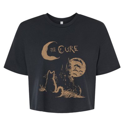 The C.U.R.E Cat Bella+Canvas Jersey Crop Tee