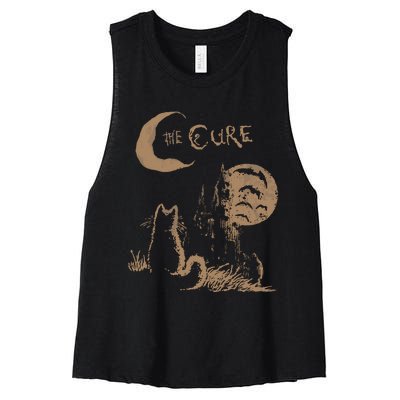 The C.U.R.E Cat Women's Racerback Cropped Tank