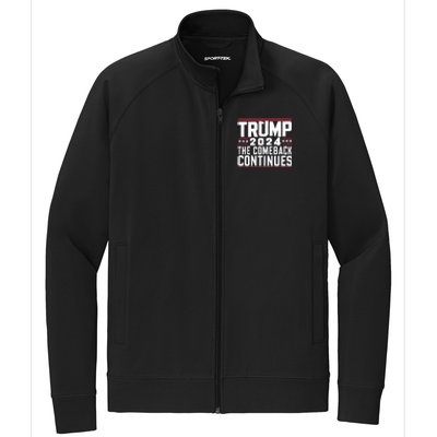 Trumps Comeback Continues Stretch Full-Zip Cadet Jacket