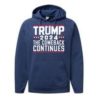 Trumps Comeback Continues Performance Fleece Hoodie