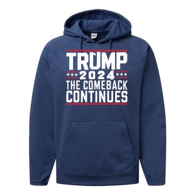 Trumps Comeback Continues Performance Fleece Hoodie