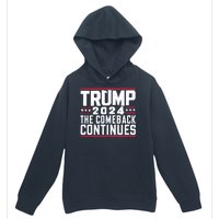 Trumps Comeback Continues Urban Pullover Hoodie