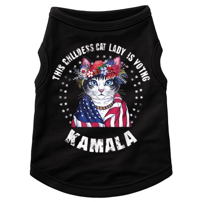 This Childless Cat Lady Ladies Is Voting Kamala 2024 Voting Kamala Election 2024 Doggie Tank