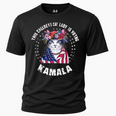 This Childless Cat Lady Ladies Is Voting Kamala 2024 Voting Kamala Election 2024 Performance Shirt