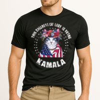 This Childless Cat Lady Ladies Is Voting Kamala 2024 Voting Kamala Election 2024 Cooling Performance Crew T-Shirt