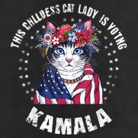 This Childless Cat Lady Ladies Is Voting Kamala 2024 Voting Kamala Election 2024 11oz C Handle Ceramic Mug
