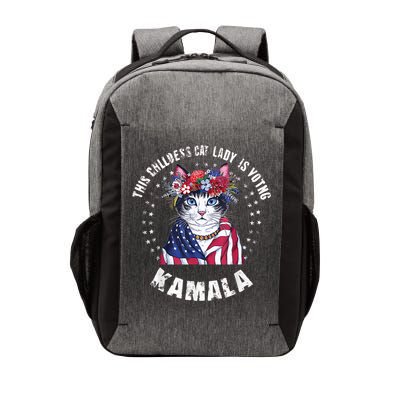 This Childless Cat Lady Ladies Is Voting Kamala 2024 Voting Kamala Election 2024 Vector Backpack