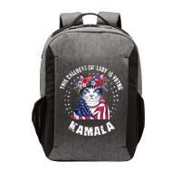 This Childless Cat Lady Ladies Is Voting Kamala 2024 Voting Kamala Election 2024 Vector Backpack