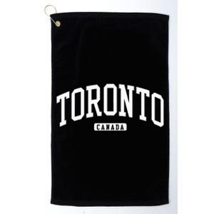 Toronto Canada College University Style Platinum Collection Golf Towel