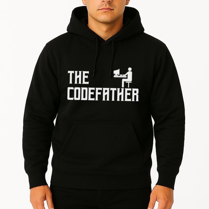 The Codefather Coding Coder Developer Computer Nerd Hoodie