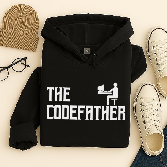 The Codefather Coding Coder Developer Computer Nerd Hoodie