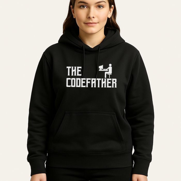 The Codefather Coding Coder Developer Computer Nerd Hoodie
