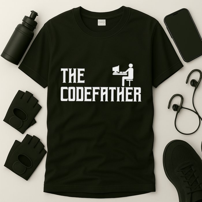 The Codefather Coding Coder Developer Computer Nerd T-Shirt