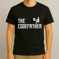 The Codefather Coding Coder Developer Computer Nerd T-Shirt