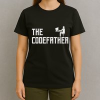 The Codefather Coding Coder Developer Computer Nerd T-Shirt