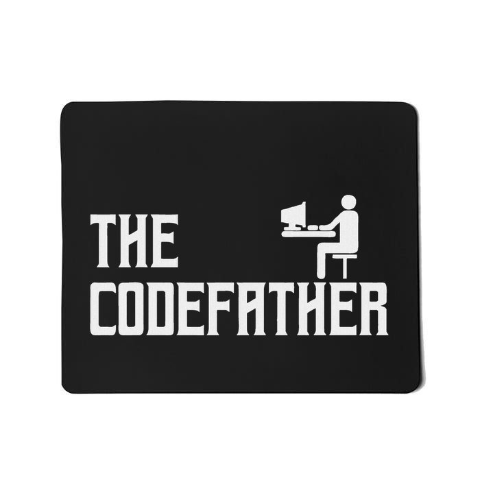 The Codefather Coding Coder Developer Computer Nerd Mousepad