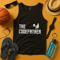 The Codefather Coding Coder Developer Computer Nerd Tank Top