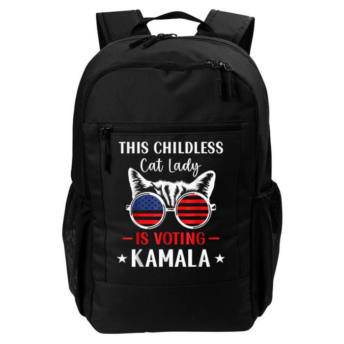 This Childless Cat Lady Ladies Is Voting Kamala Voting Kamala Election 2024 Daily Commute Backpack