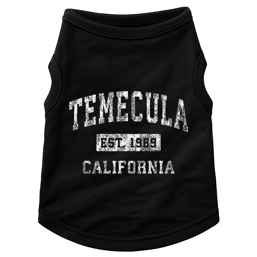 Temecula California Ca Vintage Established Doggie Tank
