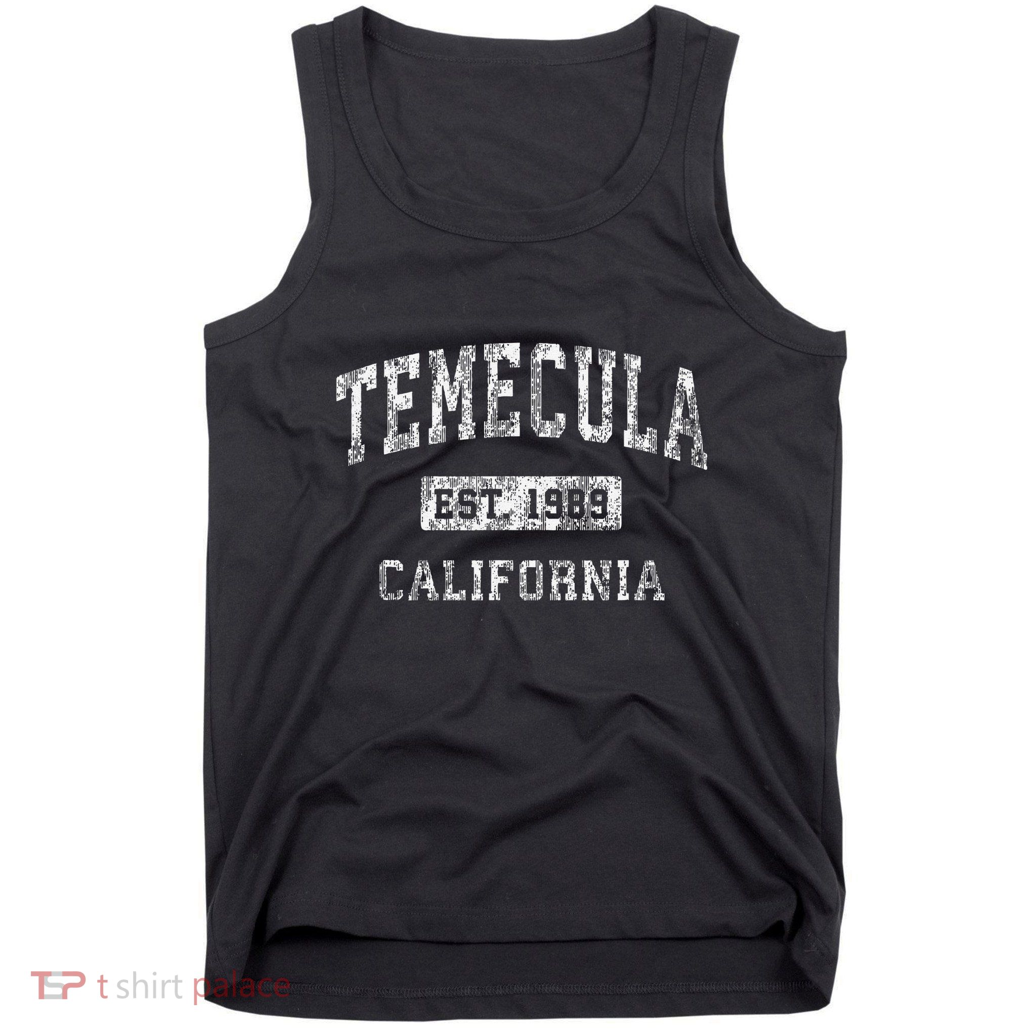 Temecula California Ca Vintage Established Tank Top