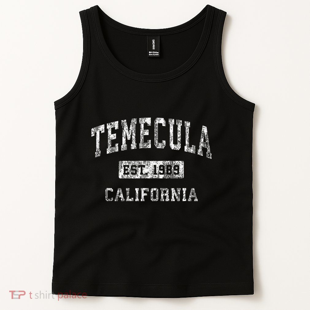 Temecula California Ca Vintage Established Tank Top