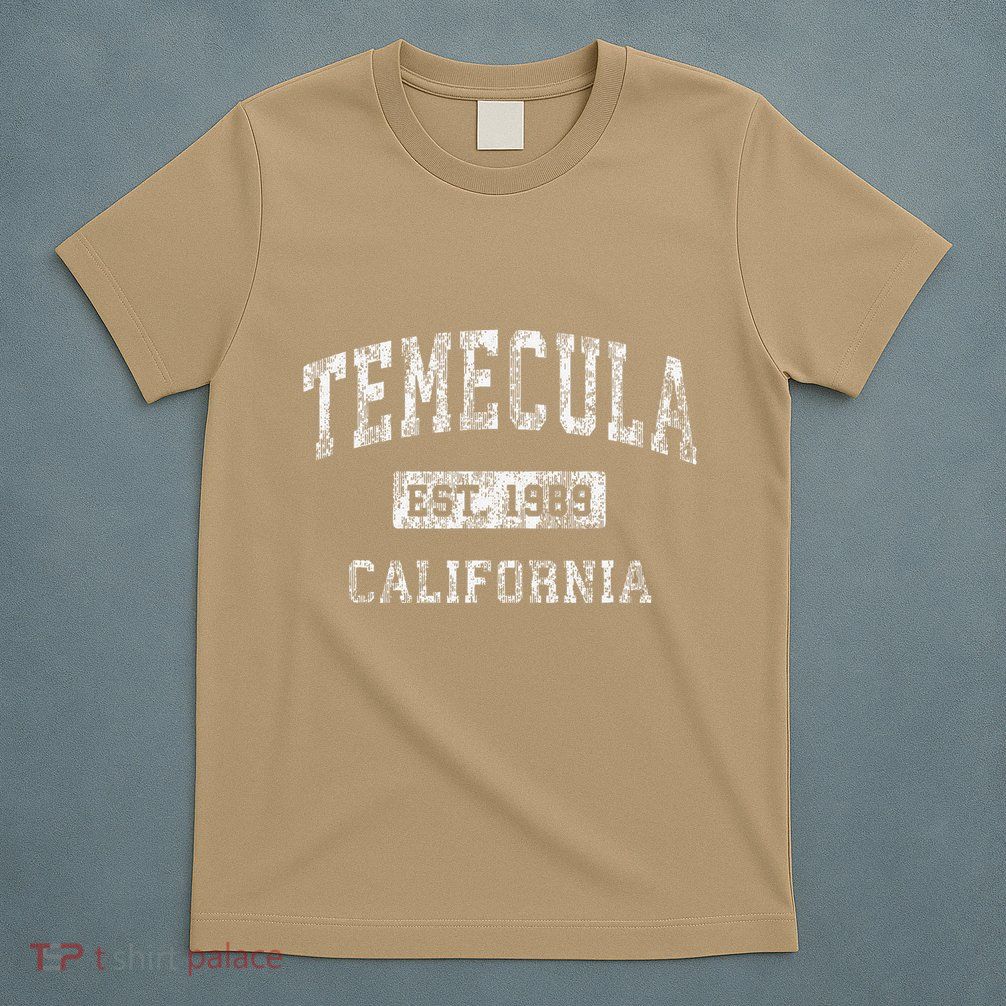 Temecula California Ca Vintage Established T-Shirt