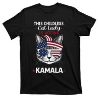 This Childless Cat Lady Ladies Is Voting Kamala Election 24 T-Shirt