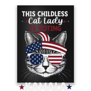 This Childless Cat Lady Ladies Is Voting Kamala Election 24 Poster