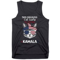 This Childless Cat Lady Ladies Is Voting Kamala Election 24 Tank Top