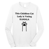 This Childless Cat Lady Is Voting Kamala Long Sleeve Shirt